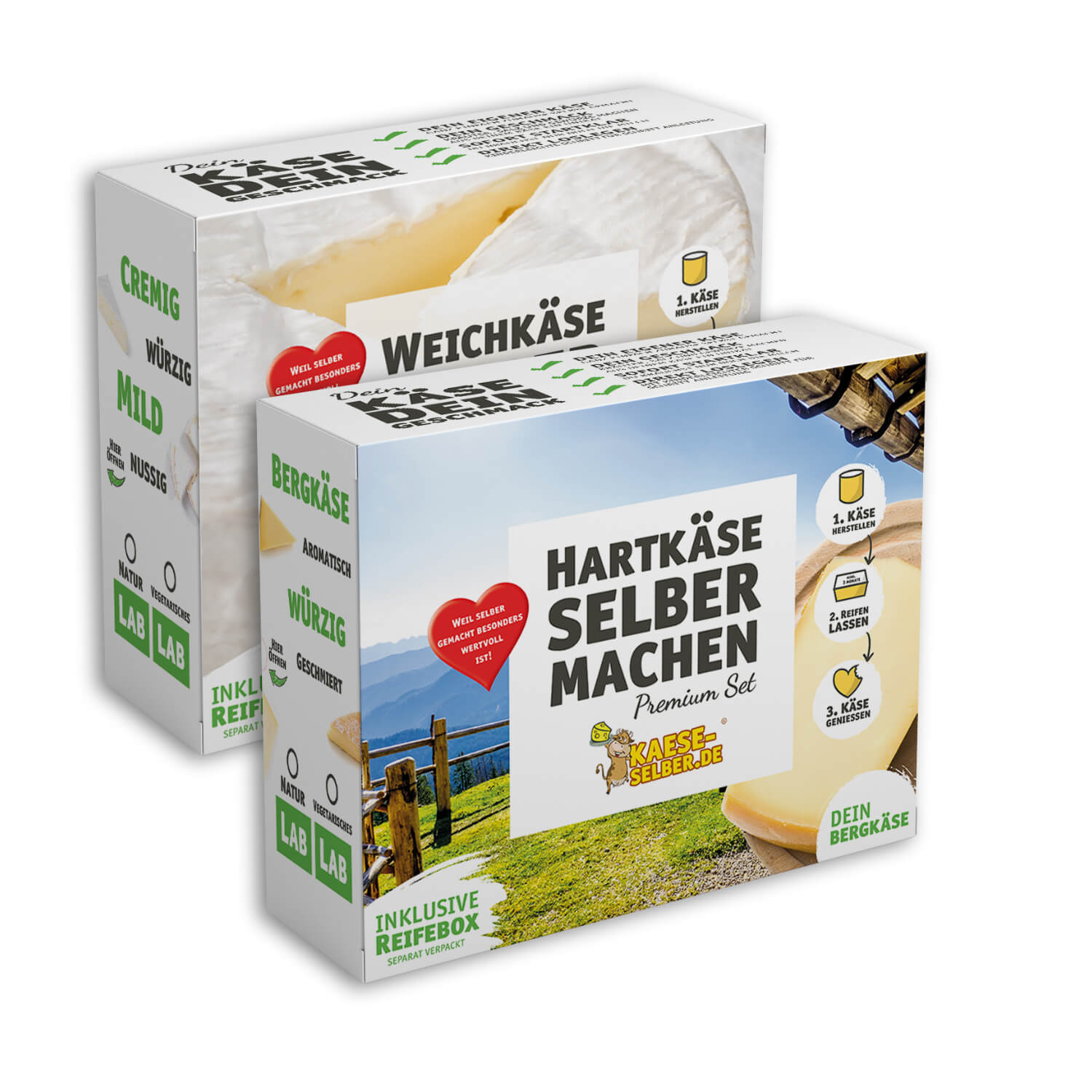 Mega-Bundle (Hart-Weichkäse Set + Gratis ME-Kultur)