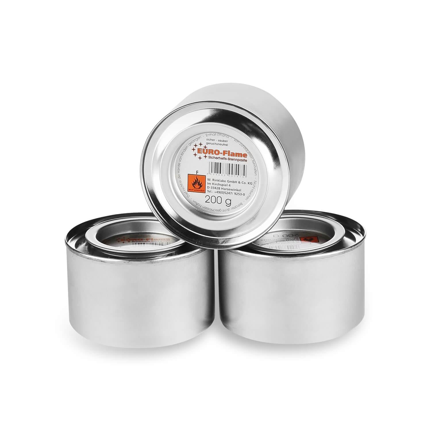 3x Sicherheits Brennpaste