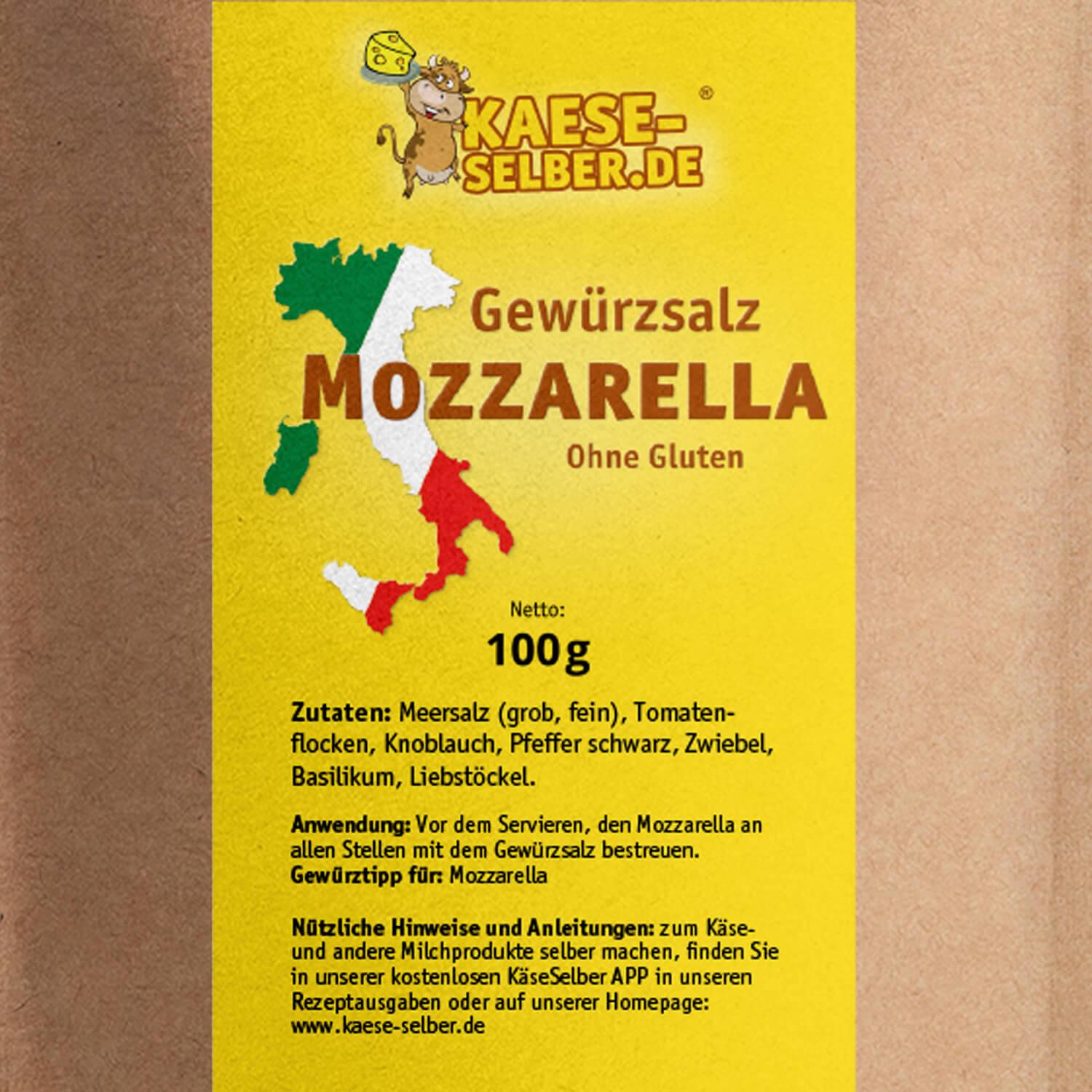 Mozzarella Gewürzsalz 100 g - Gewürzmischung