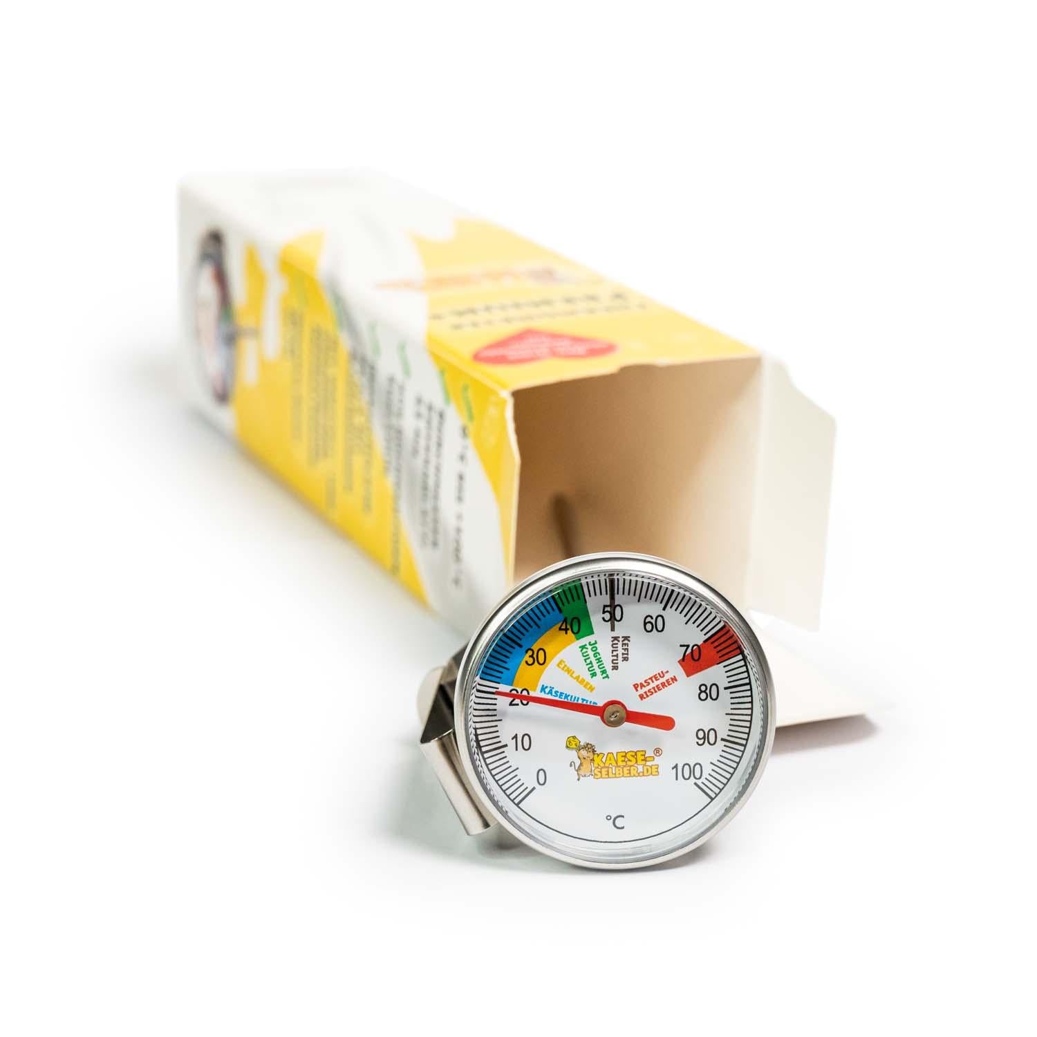 Edelstahl Thermometer Detailansicht