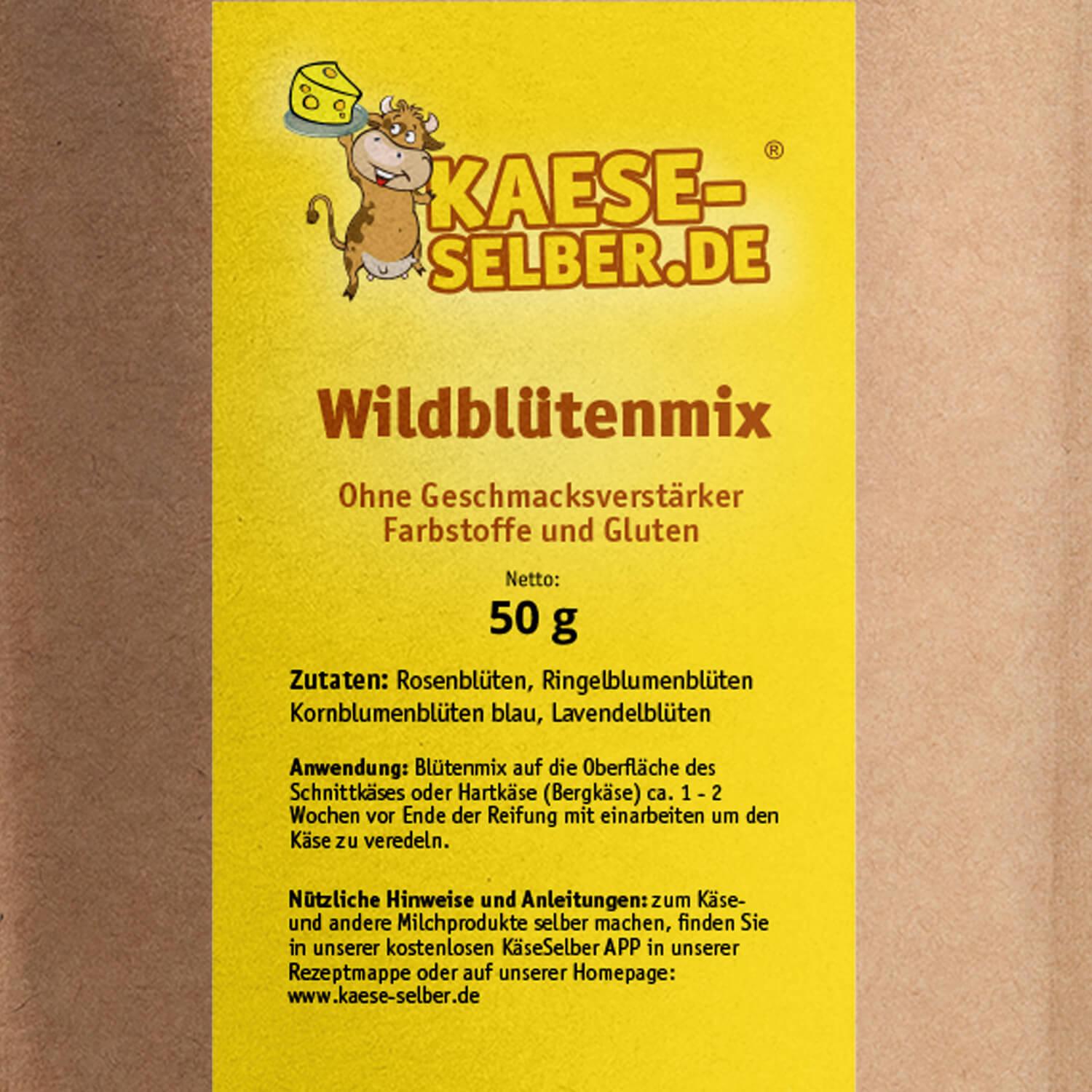 Wildblütenmix 50 g (Essbar)